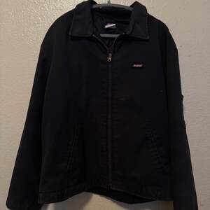 Dickies Workwear Quilted Lining Navy Blue Mechanic Jacket